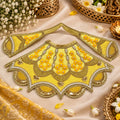 Braj Pushpa Madhuri Lehenga Patka - Yellow