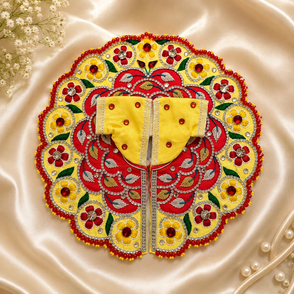 Vrindavan Peetambar Pushp Jadi Shringar Poshaak