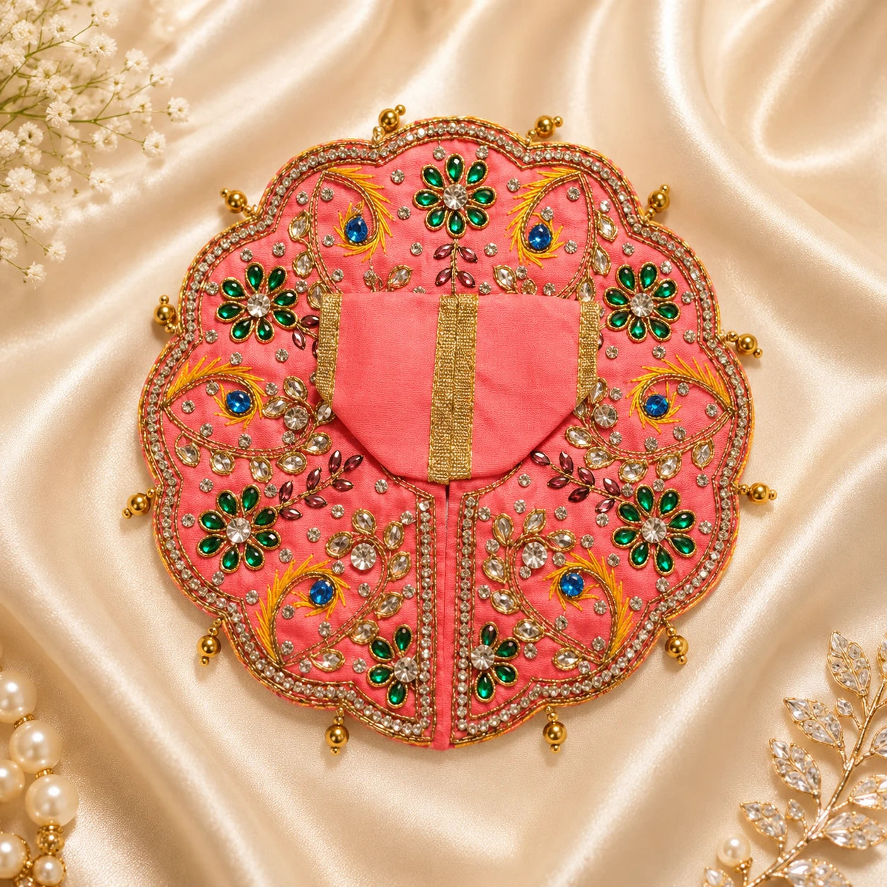 Vrindavan Chandan Morratna Jadi Shringar Poshak ✨