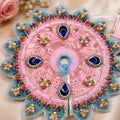 Shri Braj Kamal Madhuri Shringar Poshak Set- Pink