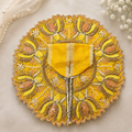 Shri Kunjbihari Pushparag Poshak - YELLOW