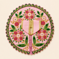 Shri Braj Raasjyoti Baby Pink Poshak – Designer Laddu Gopal Shringar Dress | Mathura Vrindavan Handcrafted
