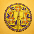 Shri Braj Raasjyoti Sunshine Yellow Poshak – Designer Laddu Gopal Shringar Dress | Mathura Vrindavan Handcrafted