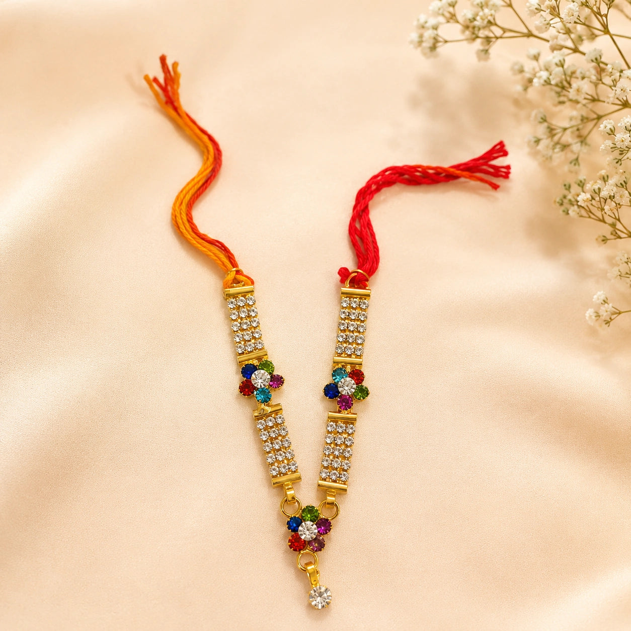 Shri Braj Ratna Pushp Haar – Multi-Colour