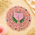 Shri Braj Gulabi Pushpa Shringar Poshak- Baby pink