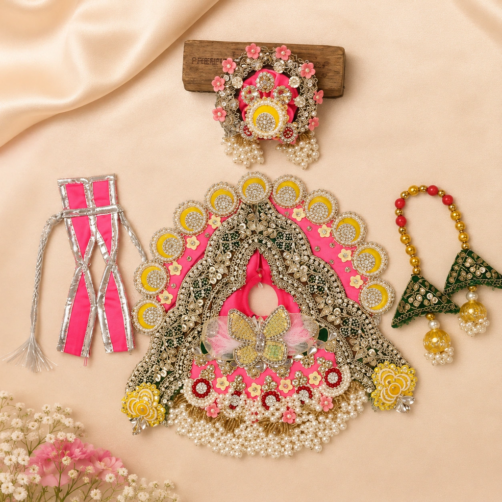 Shri Braj Pushpa Vaibhav Shringar Poshak Set