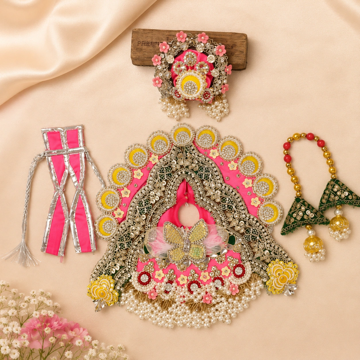 Shri Braj Pushpa Vaibhav Shringar Poshak Set