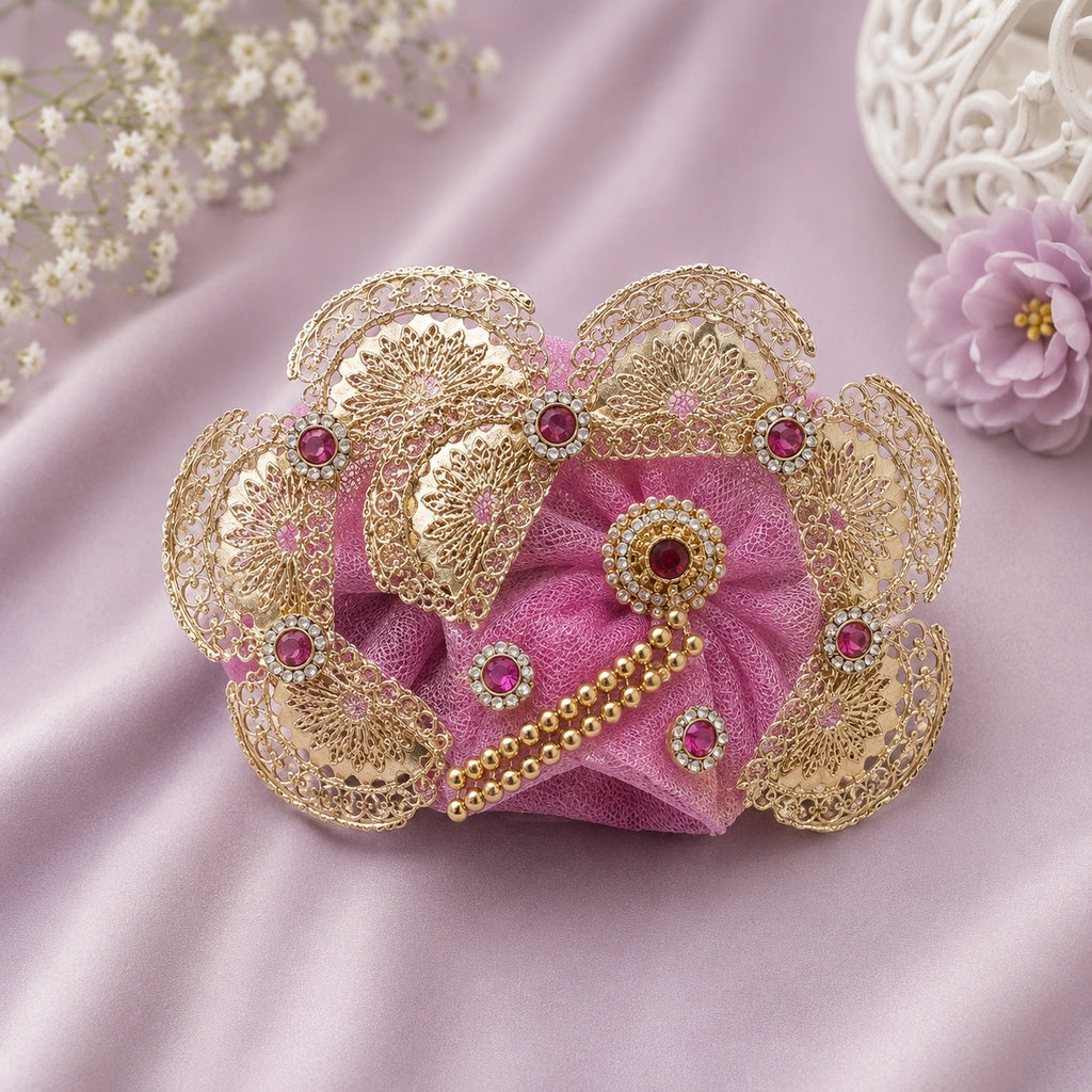Shri Braj Rajsi Ratnavali Poshak - Pink