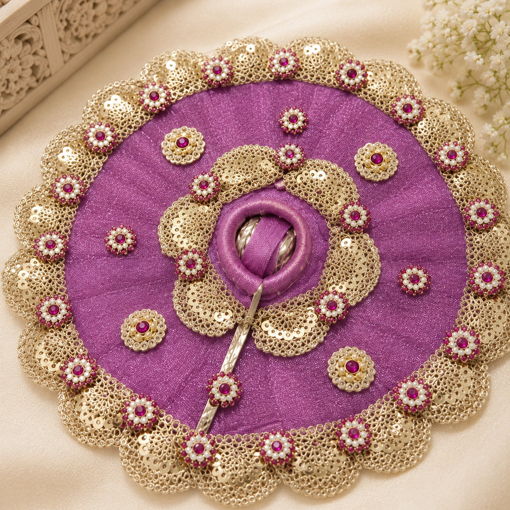 Shri Braj Rajsi Ratnavali Poshak - Pink