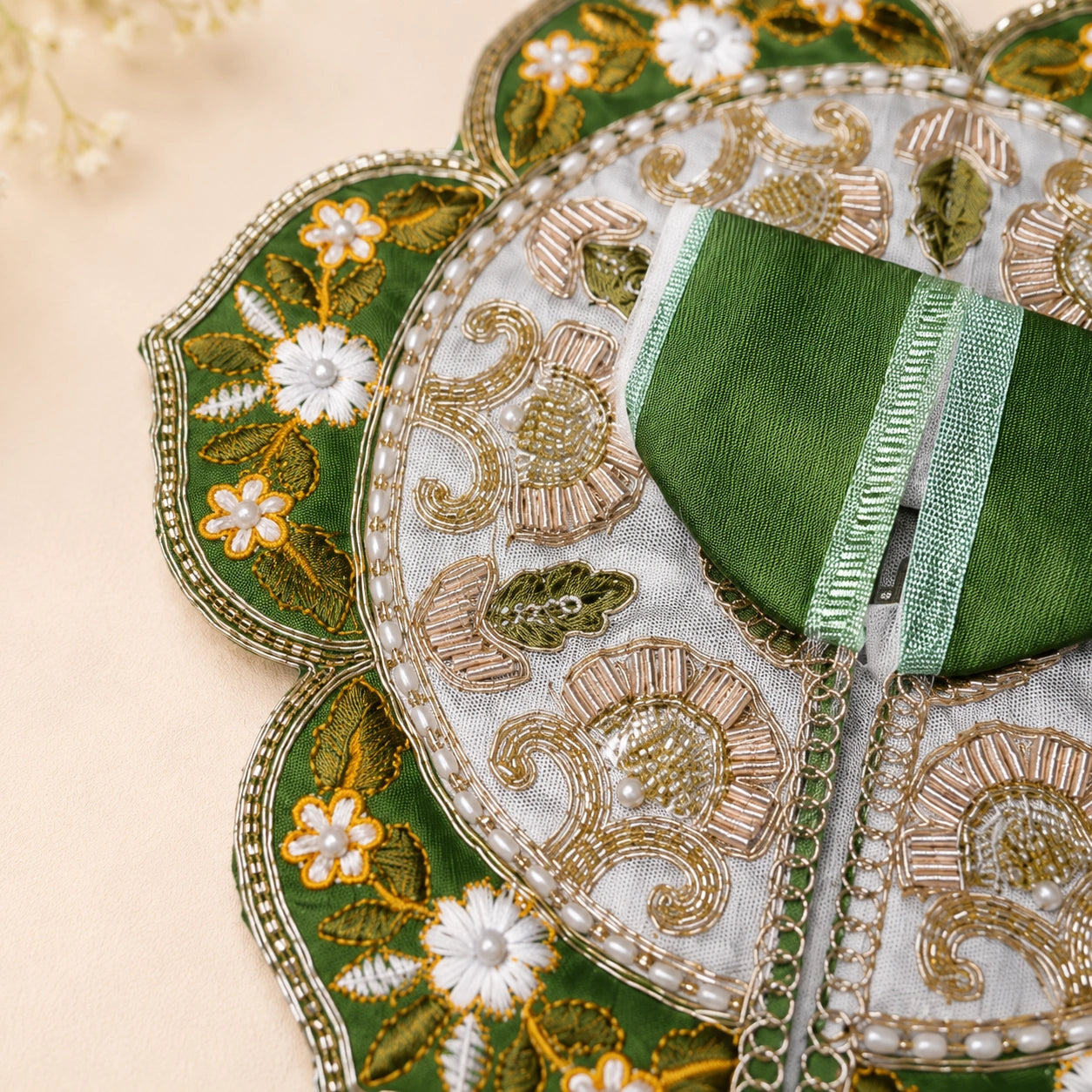 Shri Braj Harit Pushpraj Poshak- Green