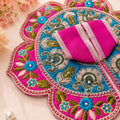Shri Braj Harit Pushpraj Poshak- Pink