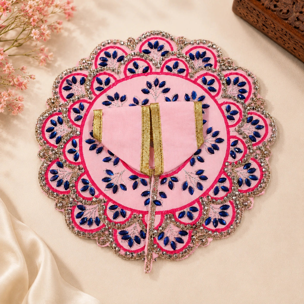 Braj Rajsi Neel Pushpa Poshak - PINK