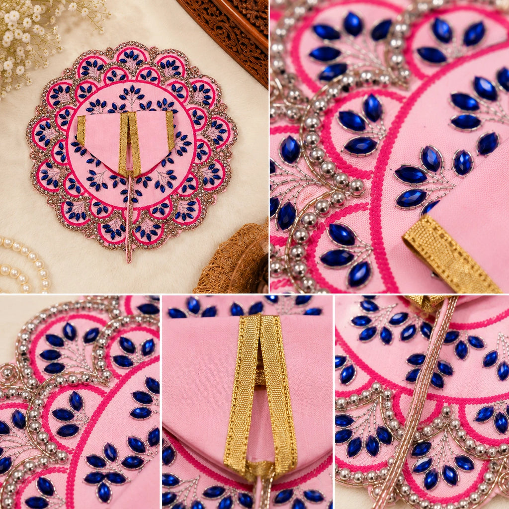 Braj Rajsi Neel Pushpa Poshak - PINK
