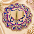 Braj Rajsi Neel Pushpa Poshak - CREAM