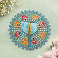 Shri Braj Morpankh Pearl Shringar Poshak for Laddu Gopal Ji - BLUE