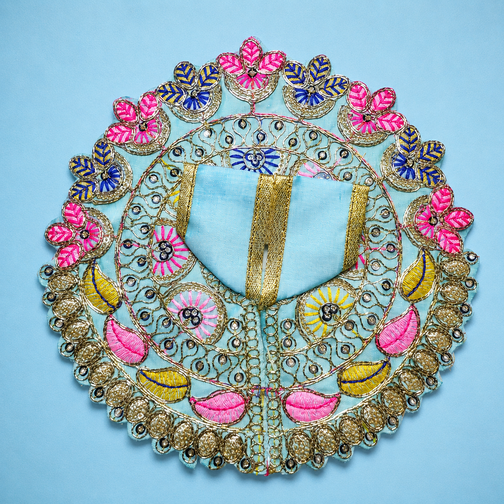 Shri Braj Phoolvati Collection – Set of 3 Designer Laddu Gopal Poshak Combo