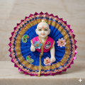 Vrindavan Flower Chandrika Blue Poshaak