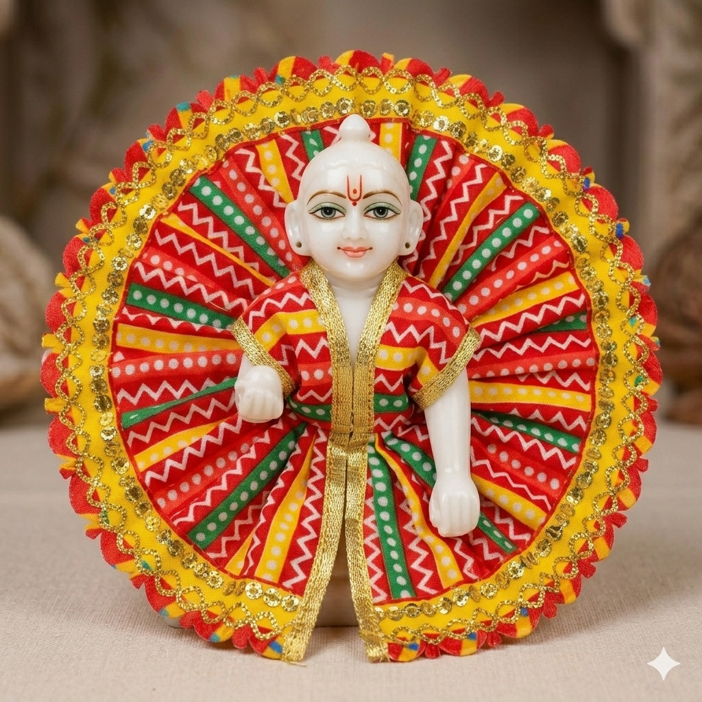Braj Red – Laddu Gopal Poshaak