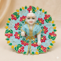 Vrindavan Braj  Blue Flower Dress