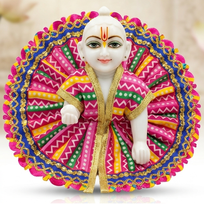 Braj Pink Dress – Laddu Gopal Poshaak