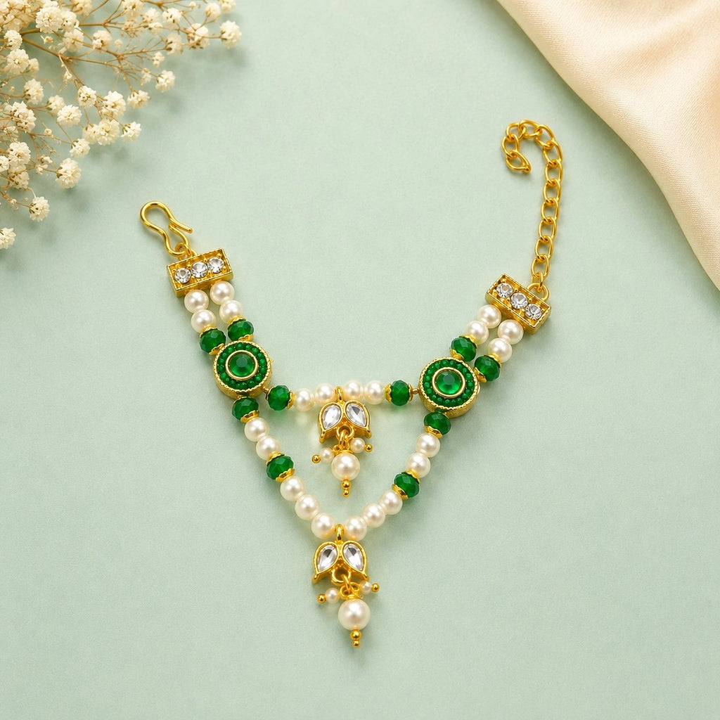 Shri Braj Ratna Moti Kanthi Mala- Green