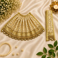Braj Shringar Lehenga Patka Poshak- CREAM