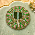Shri Kunjbihari Pushparag Poshak - GREEN