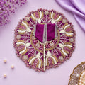 Shri Kunjbihari Pushparag Poshak - PURPLE