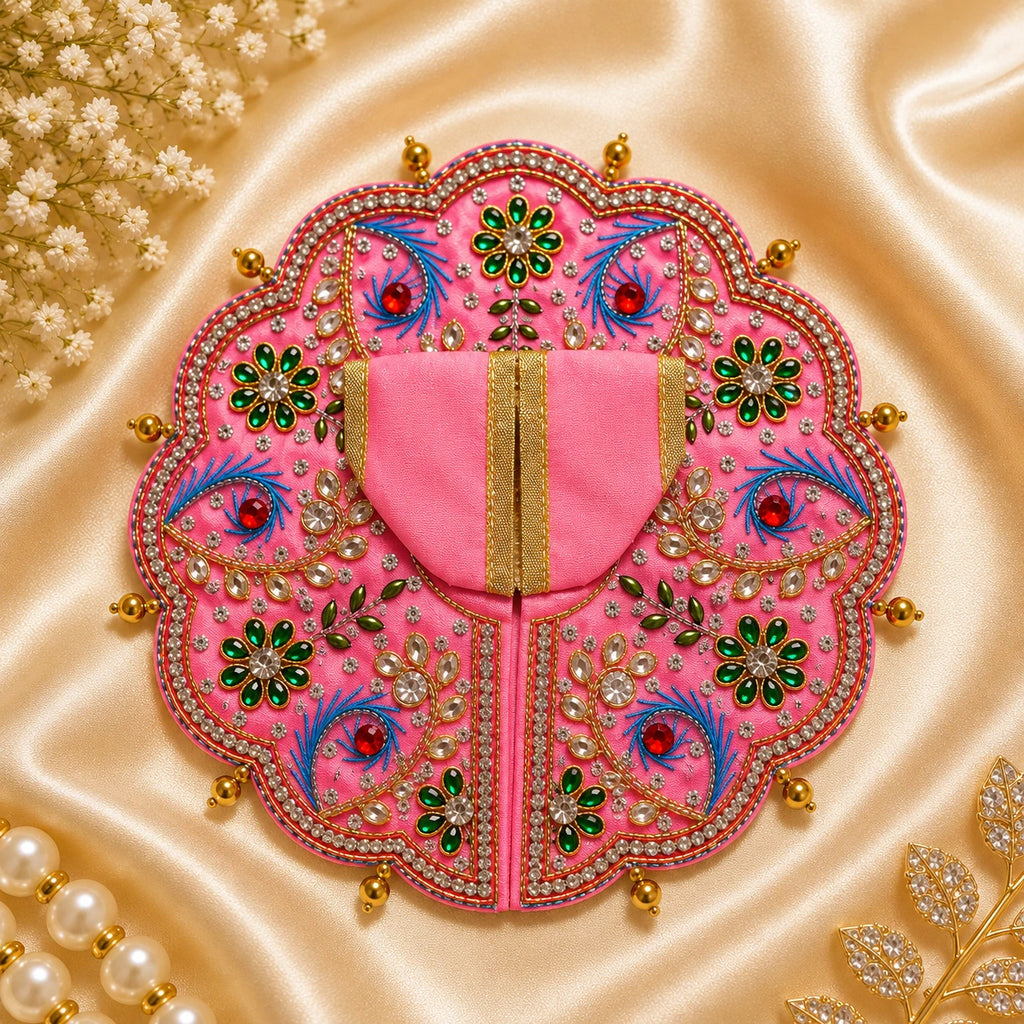 Vrindavan Chandan Morratna Jadi Shringar Poshak ✨