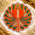 Vrindavan Kesari Morratna Jadi Shringar Poshak