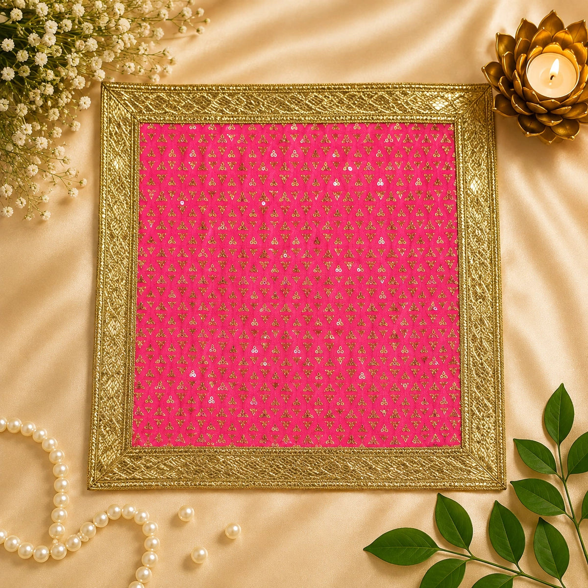 Shri Braj Ras Aasan - PINK