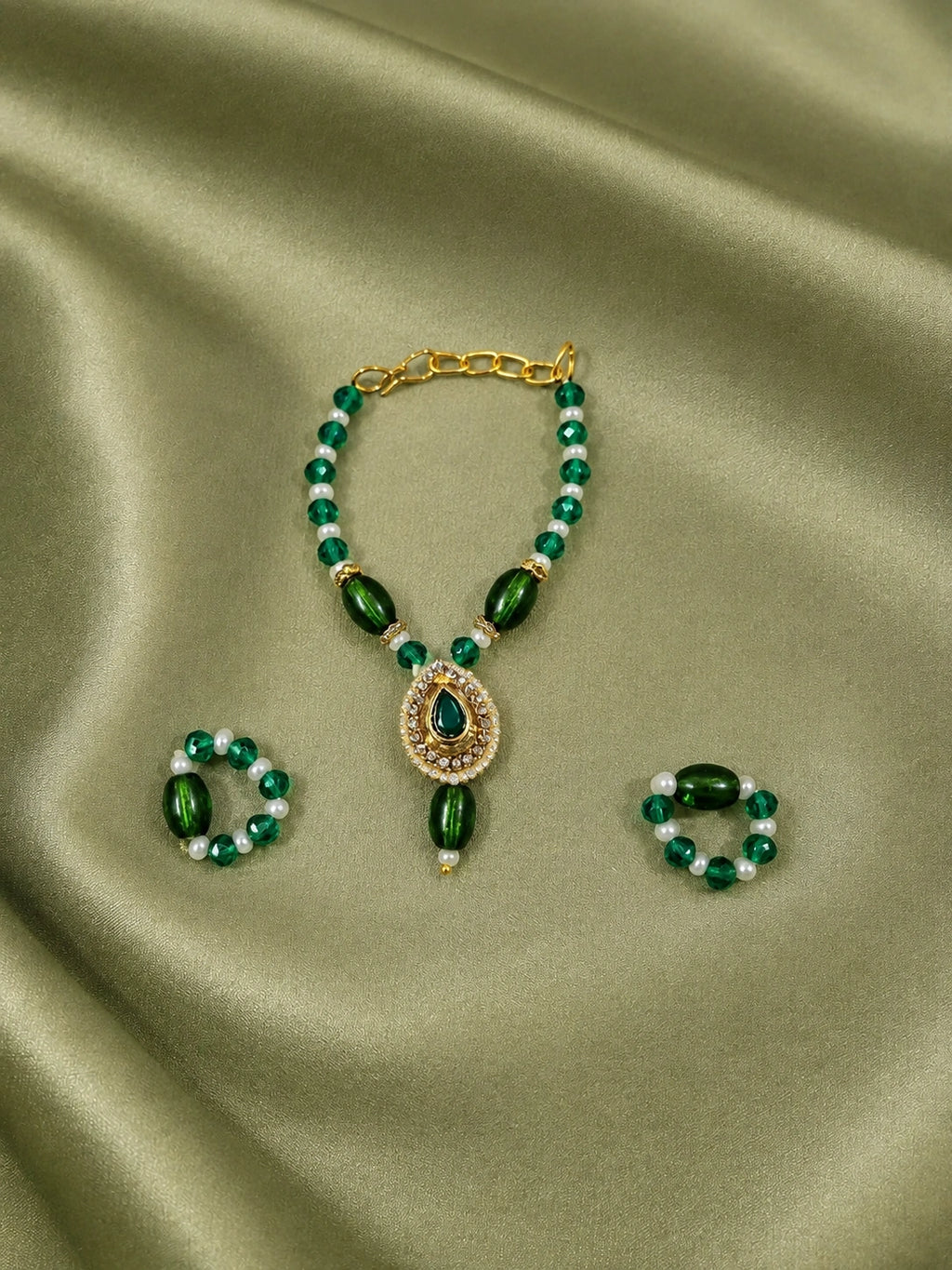 Shri Braj Harit Ratna Shringar Set