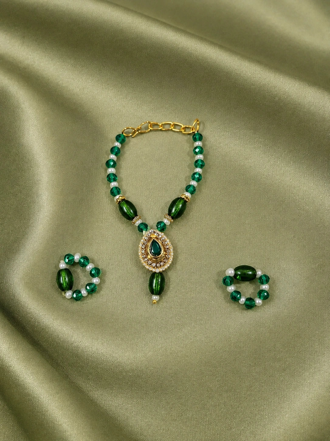 Shri Braj Harit Ratna Shringar Set