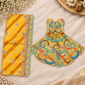 Braj Rang Utsav 3 Pcs Durga Mata Poshak - Yellow