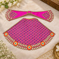 Braj Madhurima Lehenga Patka Poshak - Rani Pink