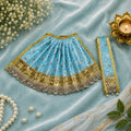Braj Madhuri Lehenga Patka Poshak - Blue