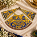 Braj Rajsi Shringar Lehenga Patka Poshak - Yellow