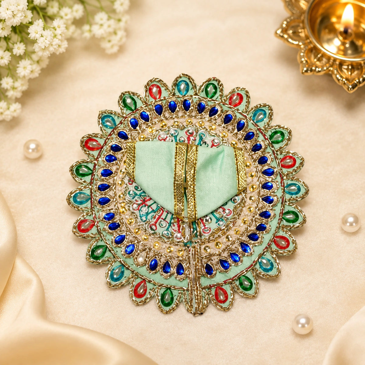 Braj Mohini Poshak - PISTA GREEN