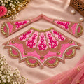 Braj Pushpa Madhuri Lehenga Patka - Pink