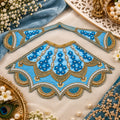 Braj Pushpa Madhuri Lehenga Patka - Blue