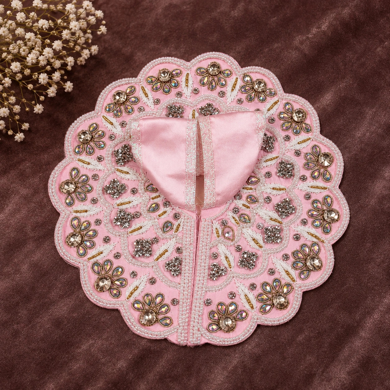 Shri Braj Rangdhara Poshak -Pink