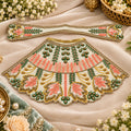 Braj Kusum Madhavi Lehenga Patka Poshak- White
