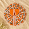 Shri Braj Rangdhara Poshak -Orange
