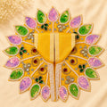 Shri Braj Phool Vatika Poshak -Yellow