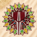 Shri Braj Phool Vatika Poshak -Brown