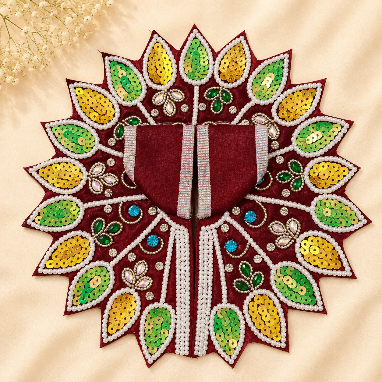 Shri Braj Phool Vatika Poshak -Brown