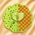 Shri Braj Pushp Vilas Poshak - GREEN