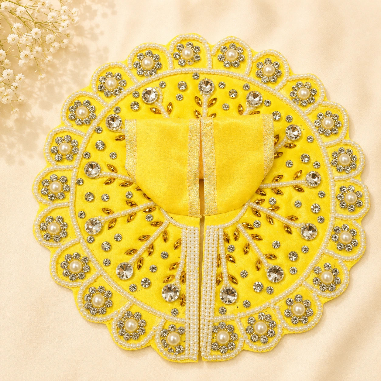 Shri Braj Ratnavali Poshak- Yellow