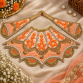 Braj Pushpa Madhuri Lehenga Patka - Orange