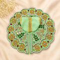 Shri Braj Phool Madhuri Poshak -Green